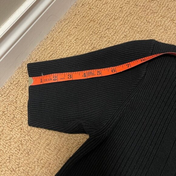 Banana Republic Ribbed Knit Dress Black – S - Picture 11 of 11